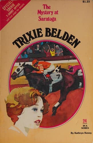 Cover of Trixie Belden and the mystery at Saratoga