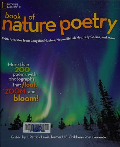 Cover of National Geographic book of nature poetry