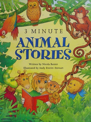 Cover of 3 minute animal stories