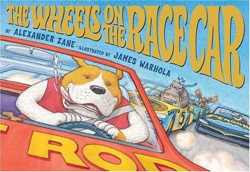 Cover of The wheels on the race car
