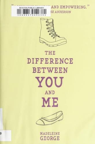 Cover of The difference between you and me