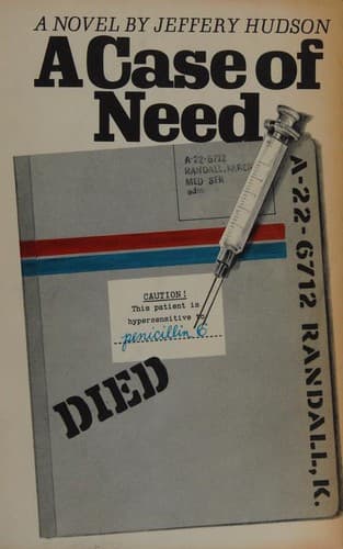 Cover of A Case of Need
