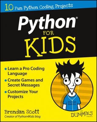 Cover of Python for kids for dummies