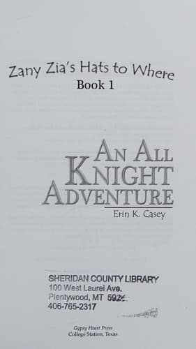 Cover of An all knight adventure