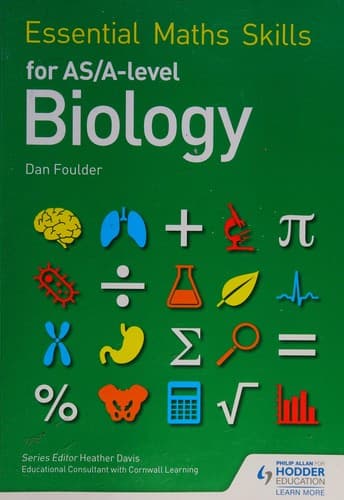Cover of Essential Maths Skills for AS/a Level Biology