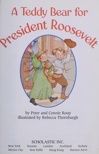 Cover of A teddy bear for President Roosevelt
