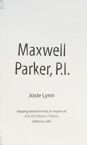 Cover of Maxwell Parker, P.I.