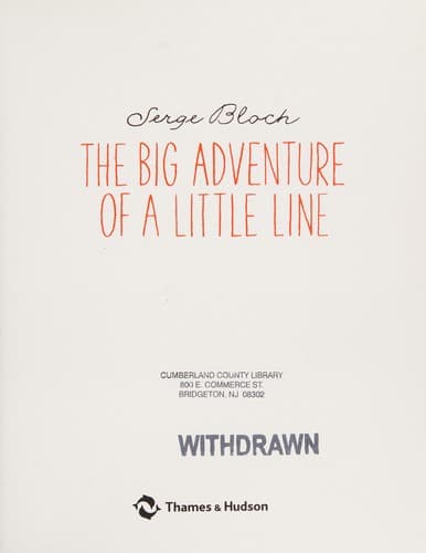 Cover of The big adventure of a little line