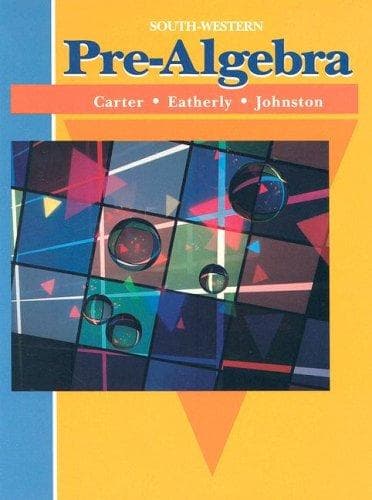 Cover of Pre Algebra
