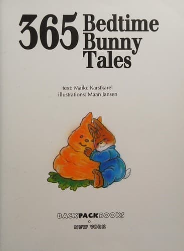 Cover of 365 bedtime bunny tales