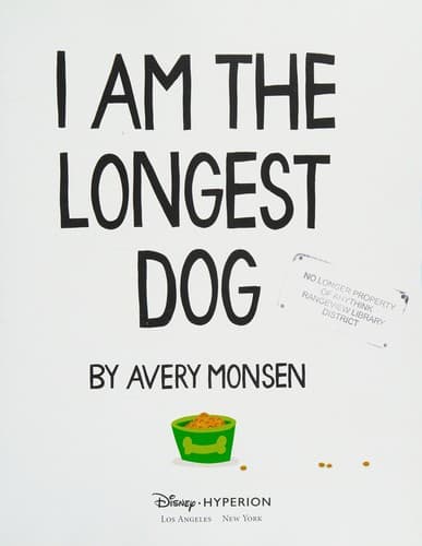 Cover of I Am the Longest Dog