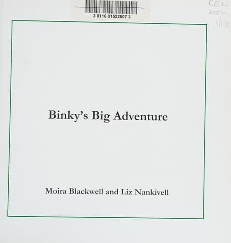 Cover of Binky's big adventure