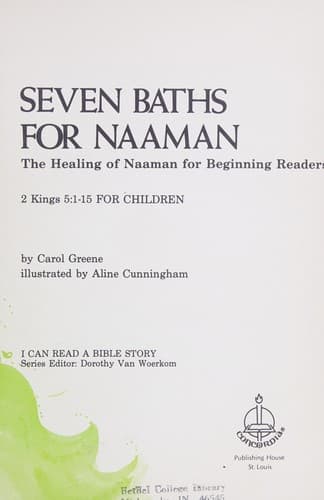 Cover of Seven baths for Naaman
