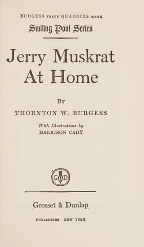 Cover of Jerry Muskrat at home