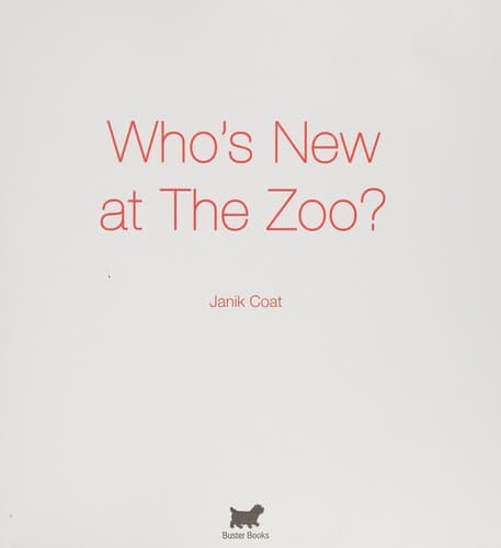 Cover of Who's New at the Zoo?