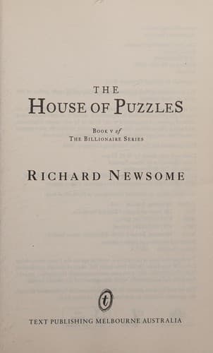 Cover of House of Puzzles