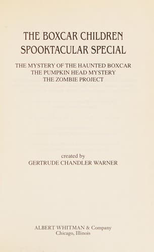 Cover of The Boxcar Children spooktacular special