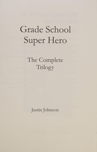 Cover of Grade school super hero