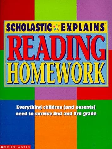 Cover of Scholastic explains reading homework