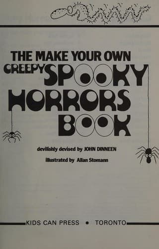 Cover of The make your own creepyspooky horrors book