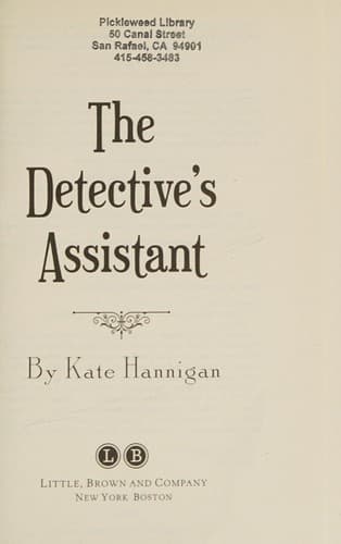 Cover of The detective's assistant