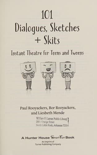 Cover of 101 dialogues, sketches and skits