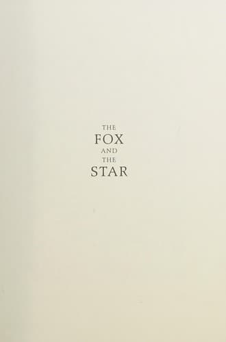 Cover of The fox and the star