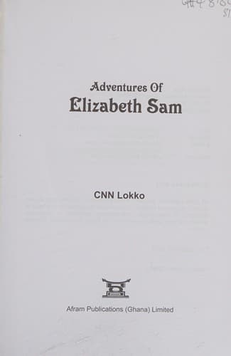 Cover of Adventures of Elizabeth Sam
