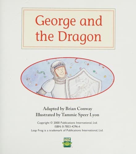 Cover of George and the dragon