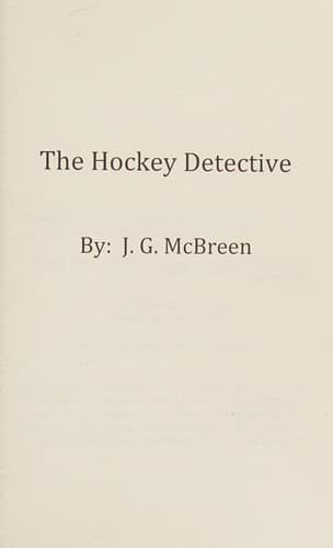 Cover of The hockey detective
