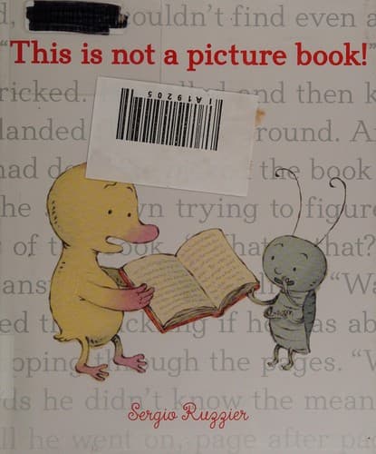 Cover of This is not a picture book