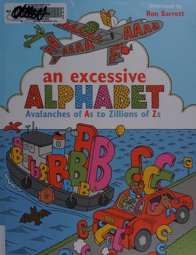 Cover of An excessive alphabet
