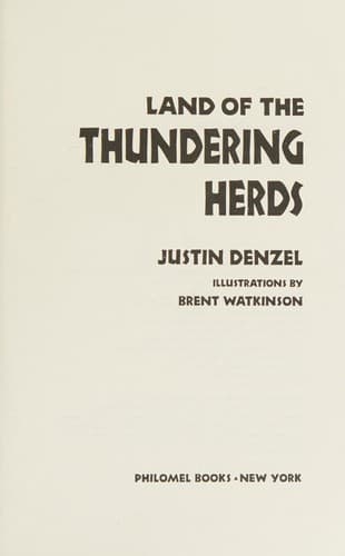 Cover of Land of the thundering herds