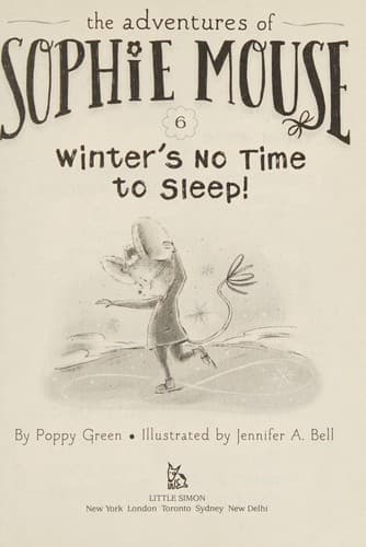 Cover of Winter's no time to sleep!