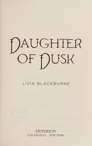 Cover of Daughter of dusk