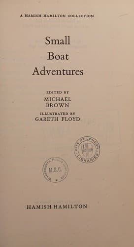 Cover of Small boat adventures