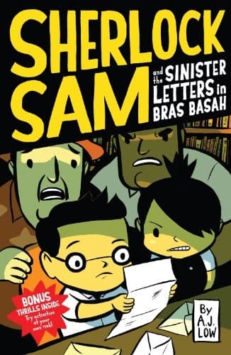 Cover of Sherlock Sam and the sinister letters in Bras Basah