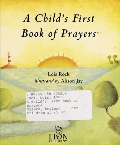 Cover of A child's first book of prayers
