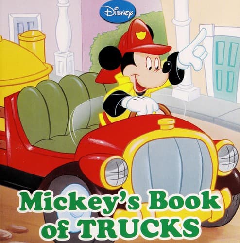 Cover of Mickey's book of trucks