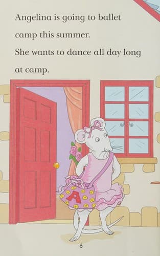 Cover of Angelina at ballet camp