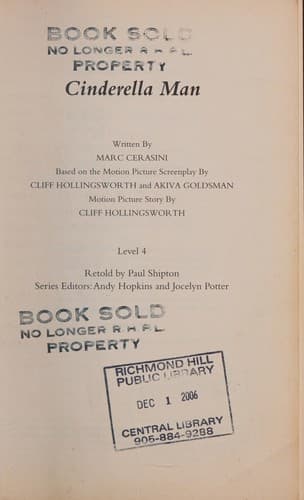 Cover of Cinderella man