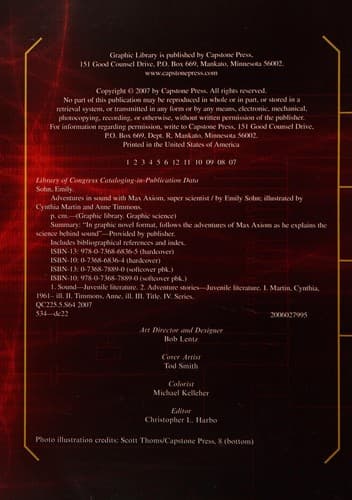 Cover of Adventures in sound with Max Axiom, super scientist