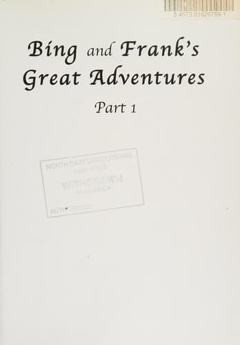 Cover of Bing and Frank's Great Adventures