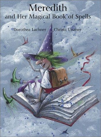 Cover of Meredith and her magical book of spells