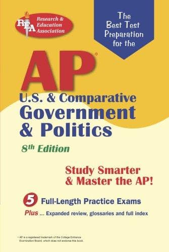 Cover of The best test preparation for the AP U.S. & comparative government & politics exams
