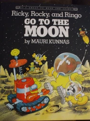 Cover of Ricky, Rocky, and Ringo go to the moon