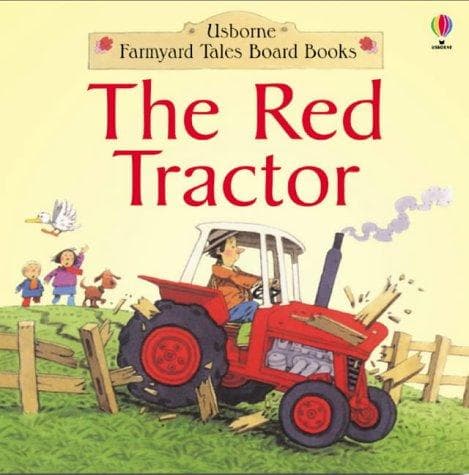 Cover of The Red Tractor (Farmyard Tales Board Books)