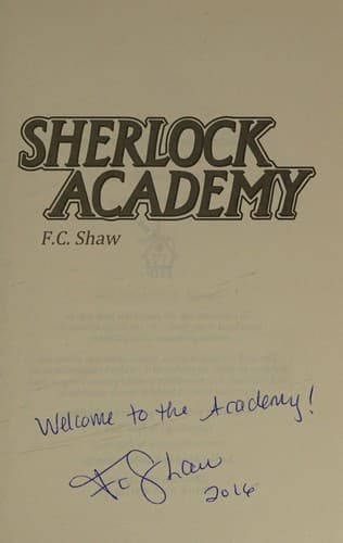 Cover of Sherlock academy