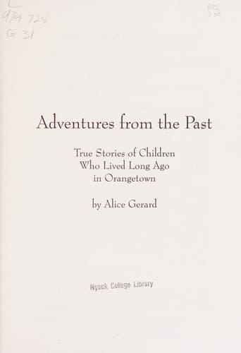 Cover of Adventures from the past