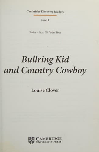 Cover of Bullring Kid and Country Cowboy